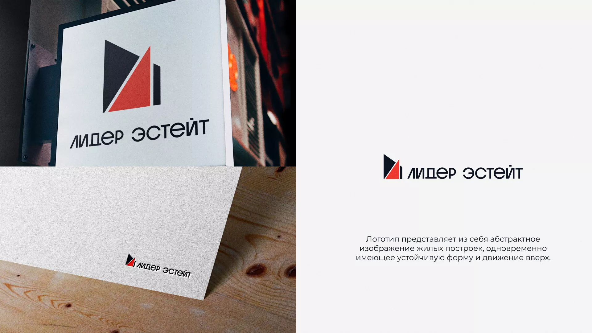 Сделали логотип для агентства недвижимости «Лидер Эстейт» в Темрюке