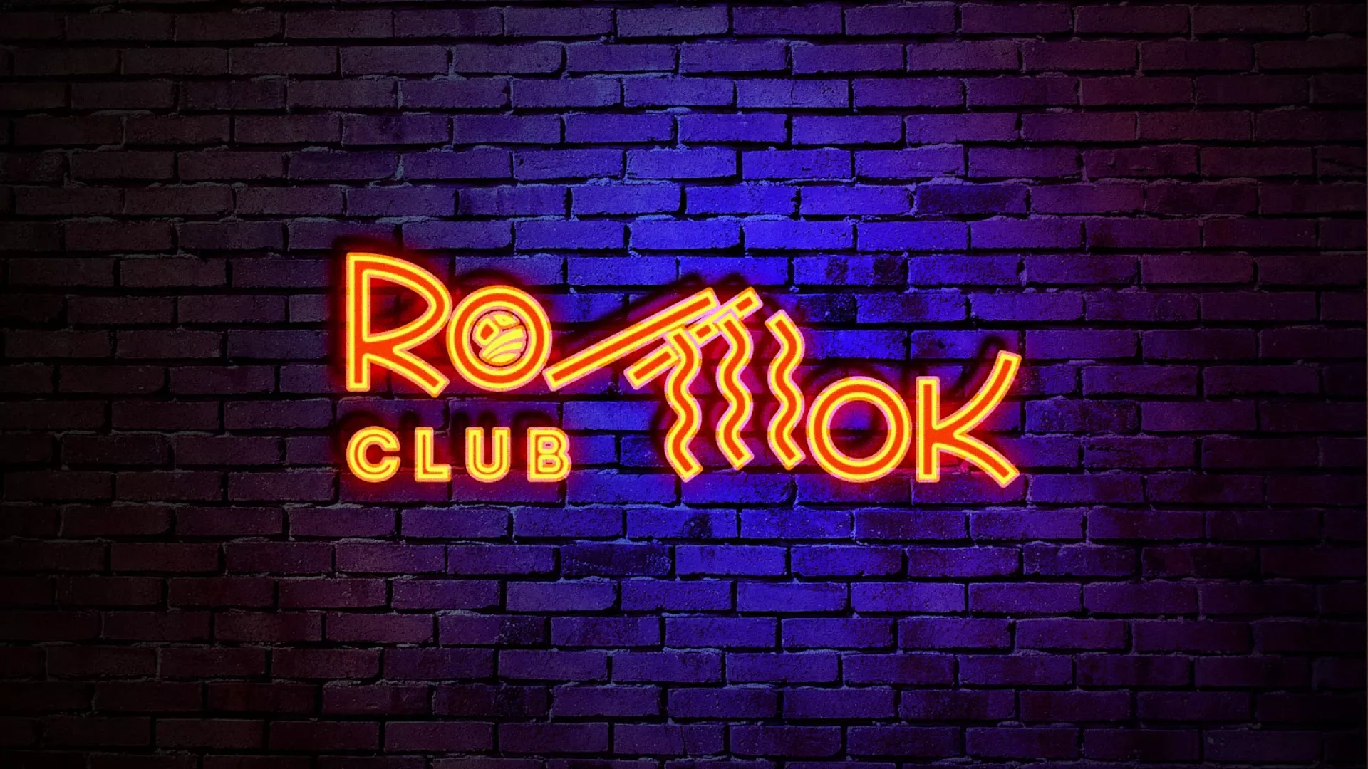 Разработка интерьерной вывески суши-бара «Roll Wok Club» в Темрюке