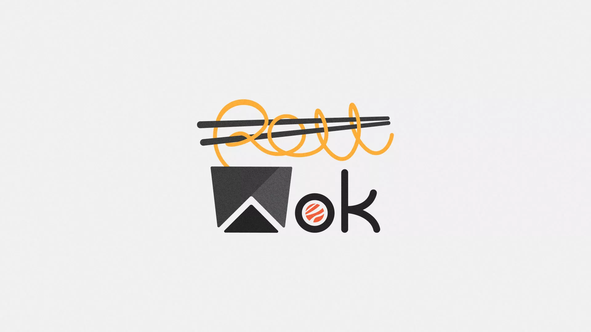 Разработка логотипа в Темрюке для суши-бара «Roll Wok Club» Разработка логотипа в Темрюке для суши-бара «Roll Wok Club»